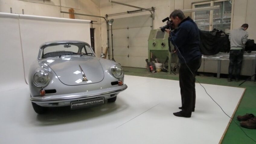 Felújított Porsche fotózás