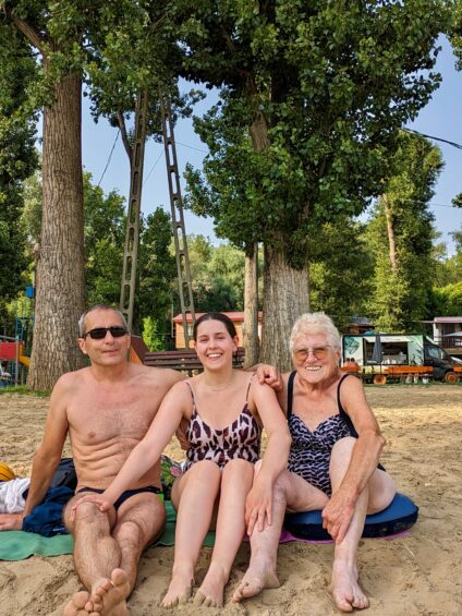 A szentesi Tisza-strandon