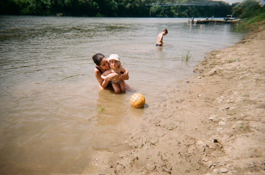 A szentesi Tisza-strandon