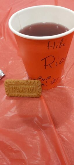 Egy kis (pohárnyi) emlék az első Fantasy kiállításomról.