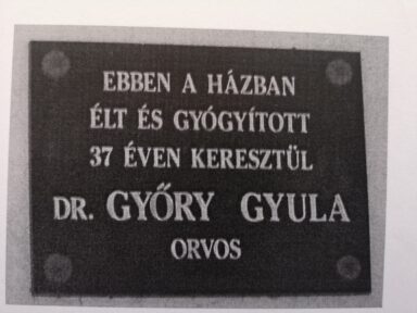Emléktábla a szülőfalumban - 2026-04-18 07:14 - Győry Erzsébet
